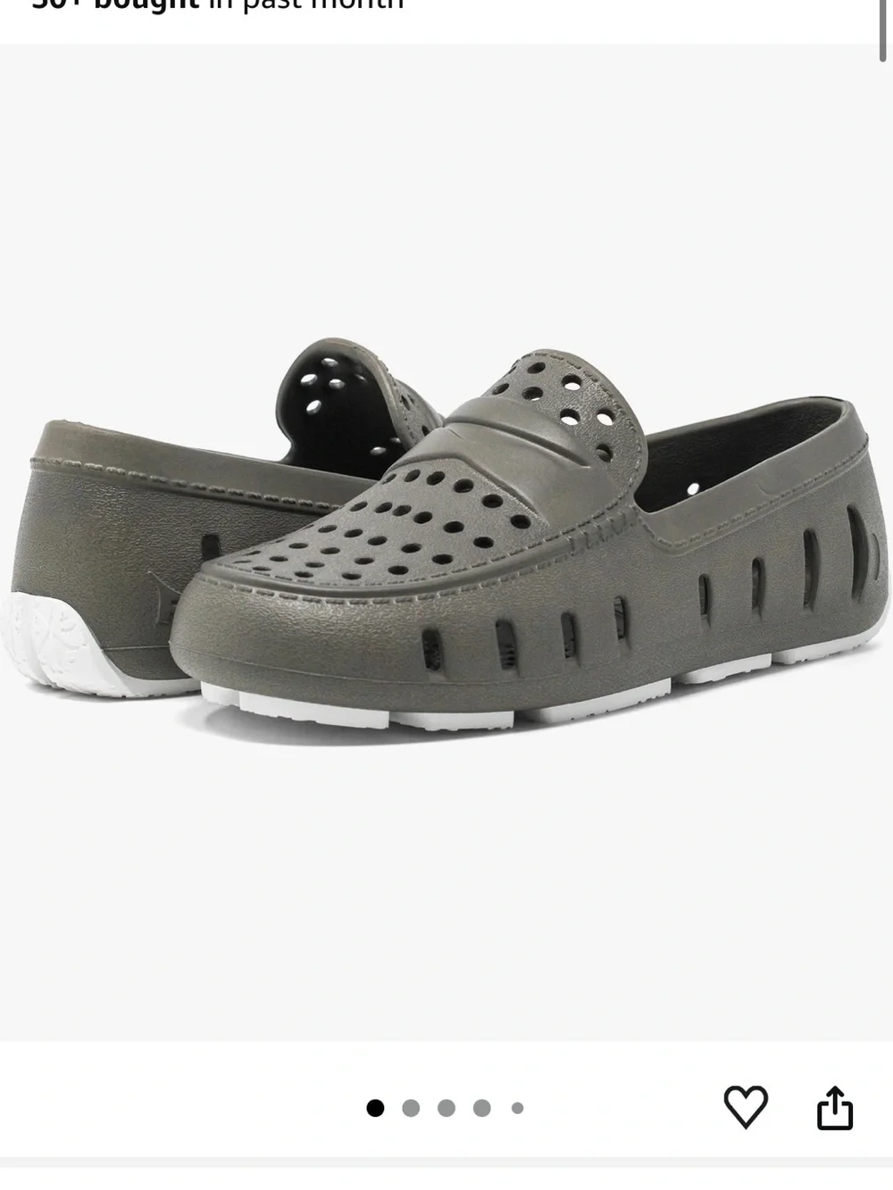 Boys toddler floafer in grey size 9